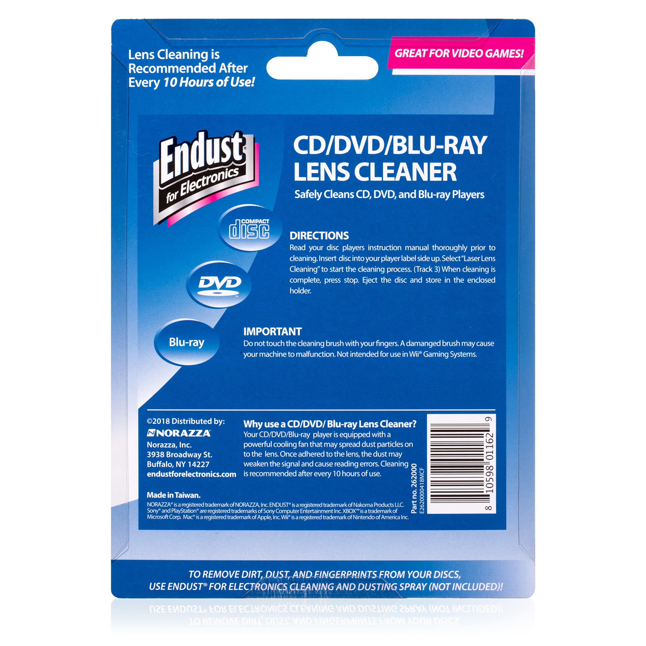 Amazon.com: Endust for Electronics; CD/DVD/Blu-Ray Lens Cleaner